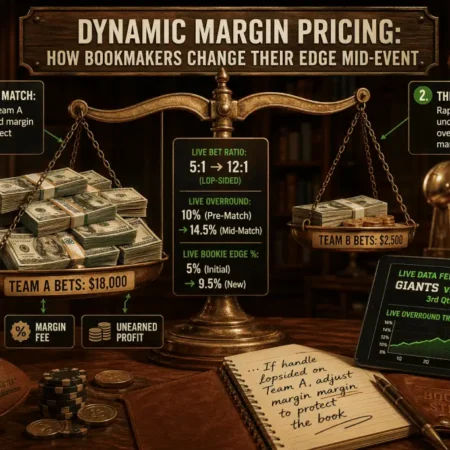 Dynamic Margin Pricing: How Bookmakers Change Their Edge Mid-Event