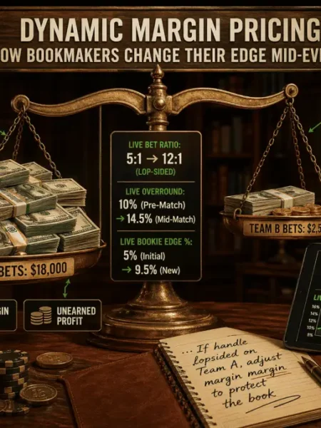 Dynamic Margin Pricing: How Bookmakers Change Their Edge Mid-Event