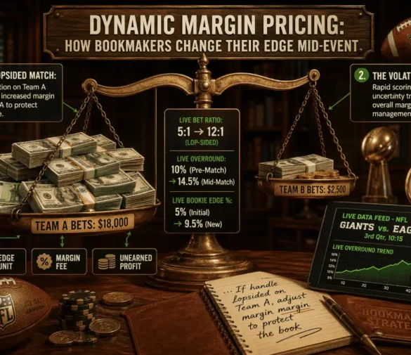 Dynamic Margin Pricing: How Bookmakers Change Their Edge Mid-Event