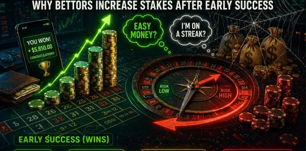 The Winning Trap: Why Bettors Increase Stakes After Early Success