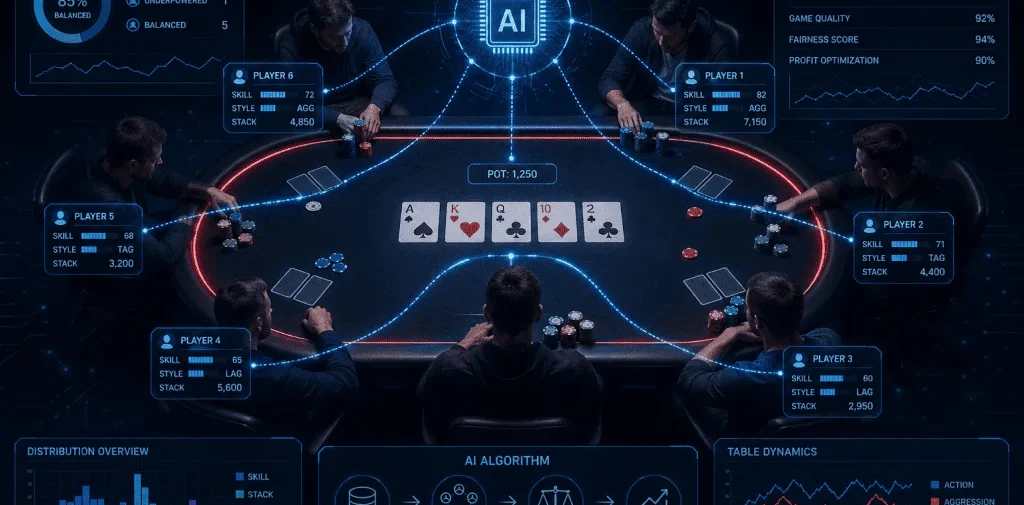 Algorithms Decide Your Seat: How Poker Rooms Control Table Balance Now