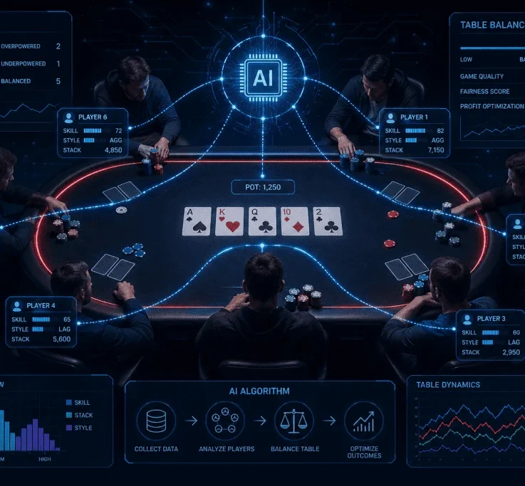 Algorithms Decide Your Seat: How Poker Rooms Control Table Balance Now
